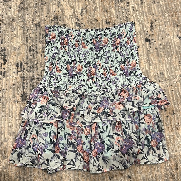 ALLISON NEW YORK Smocked Floral Skirt Size Small,All Products : American Fashion Style Bags On Sale
